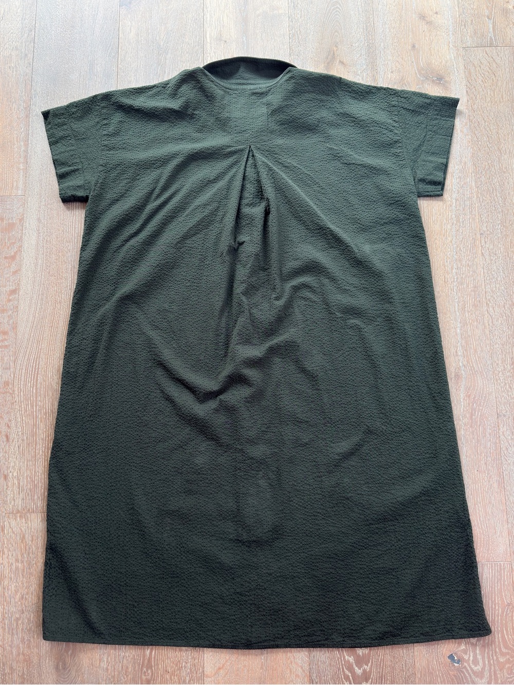 EILEEN FISHER ‘Organic Cotton Pucker Classic Shirt Dress’ - Picture 8 of 10